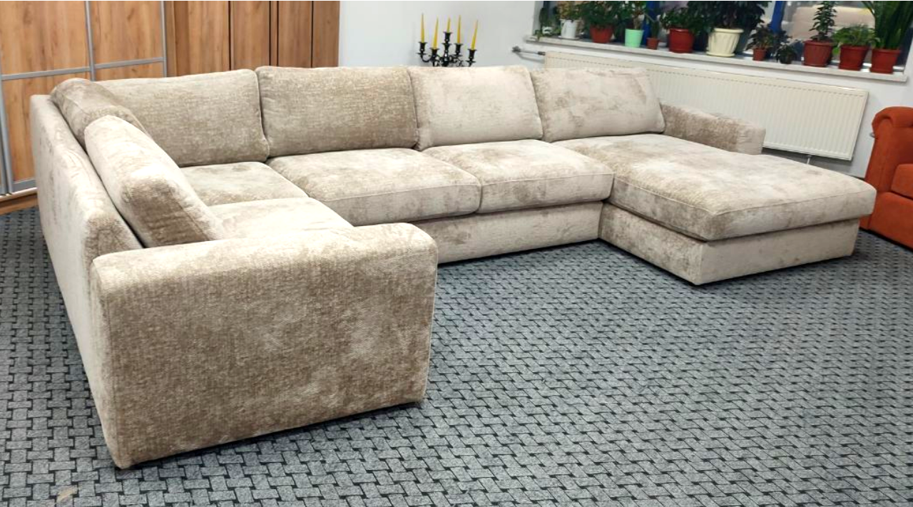 Диван модульный Дискавери со спальным местом и оттоманкой