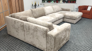 Диван модульный Дискавери со спальным местом вид слева