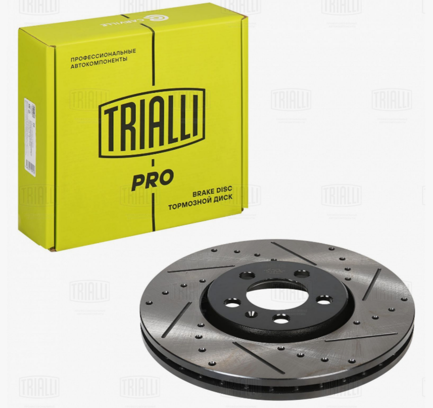 Диск тормозной передний TRIALLI DF2037s