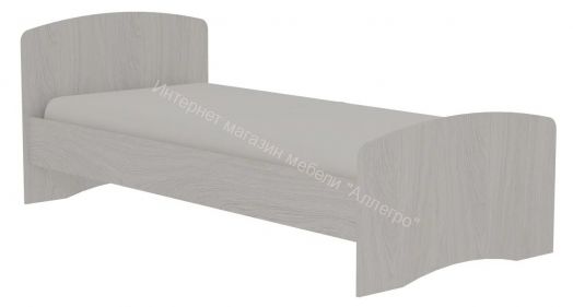 Кровать-4 одинарная (800/900*1900) Ясень анкор светлый