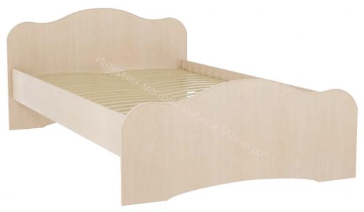 Кровать-5 двойная (1200/1400*2000) Млечный дуб