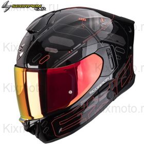 Шлем Scorpion Exo-530 Air Fond, черно-красный