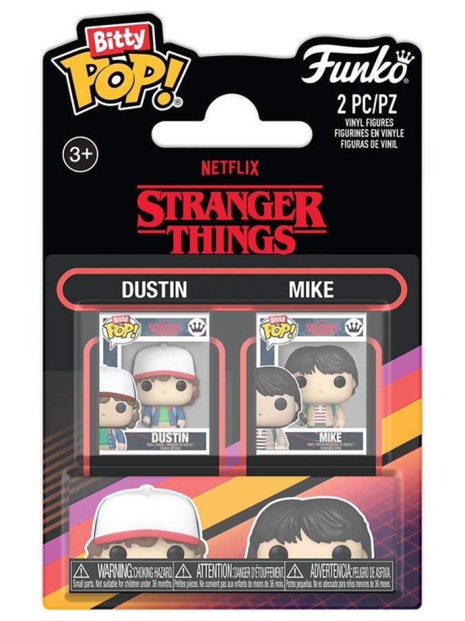 Набор Funko Bitty POP! Stranger Things S1 Dustin+Mike