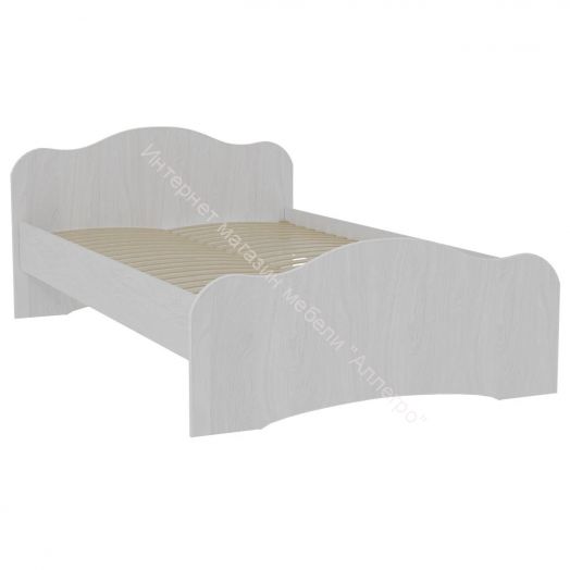 Кровать-5 двойная (1200/1400*2000) Ясень анкор светлый