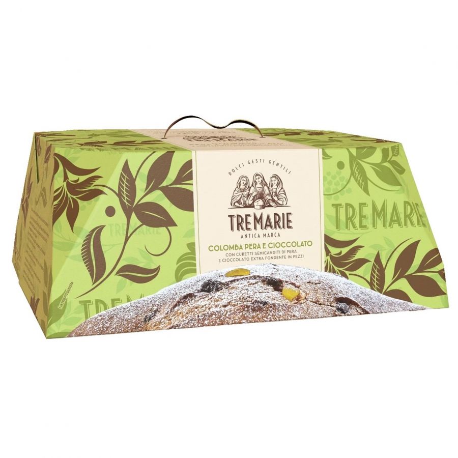 Коломба Груша и шоколад, Tre Marie, 880 г Colomba Pera e cioccolato 880 g