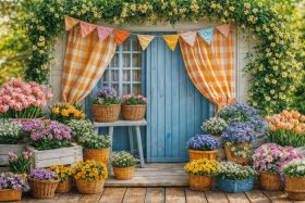 Фон стена "Summer wall №2"