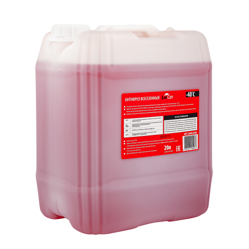 Livcar Coolant -40°С Красный, 20л