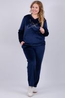 Костюм Велюр женский [сапфир]