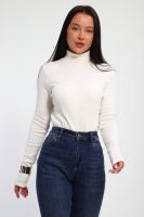 Водолазка женская с горлом теплая 32103 [кремовый]