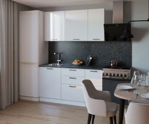 Гарнитур "Белый Глянец" 1600 (арт. 5)