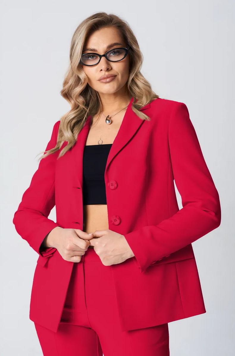 Брючный костюм классический с пиджаком