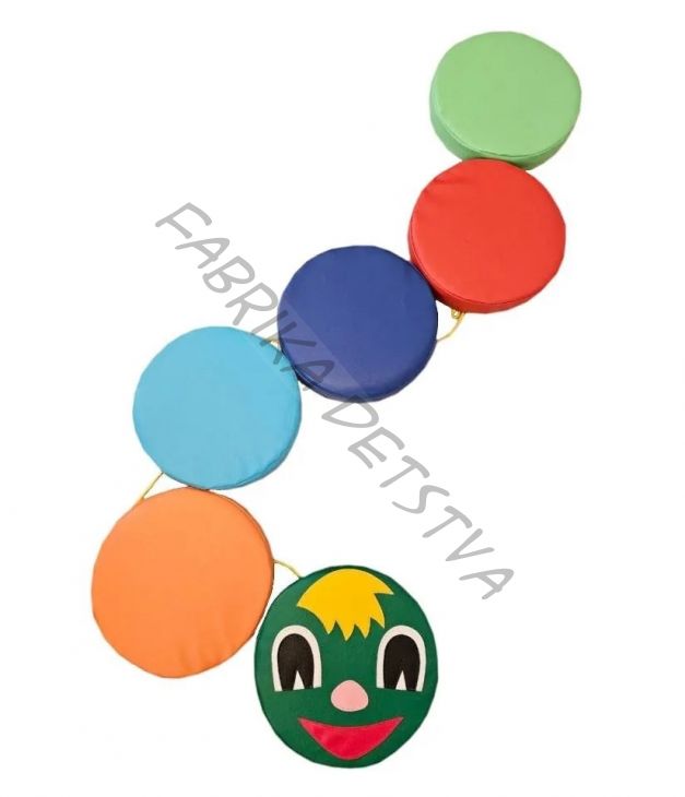 Мягкий игровой набор «Змейка-шагайка» (5 кругов)
