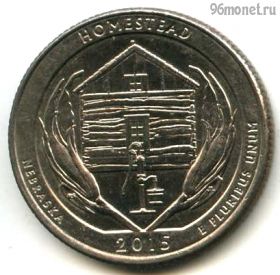 США 25 центов 2015 D