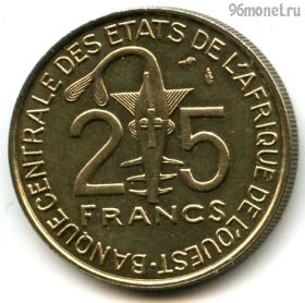 Западная Африка 25 франков 1981