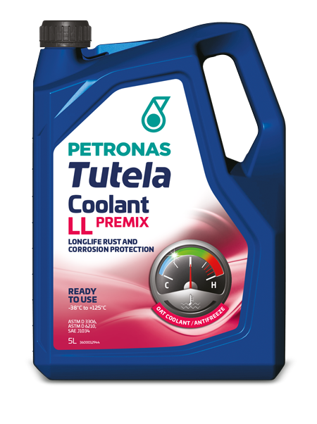 PETRONAS TUTELA COOLANT LL Premix, 5л