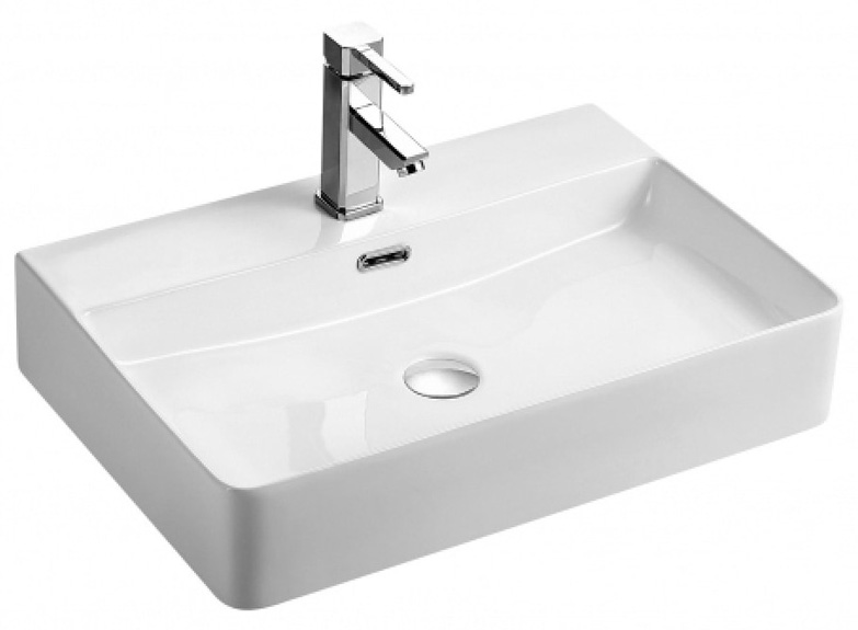 Раковина накладная Azario 600x420x130 прямоугольная, белый AZ-2173 SP