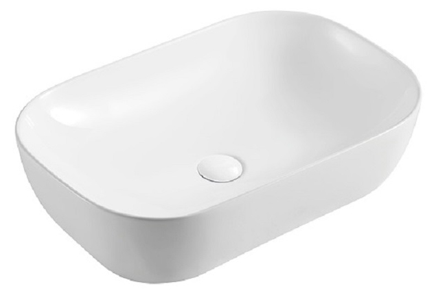 Раковина Azario 490х395х150 накладная, белый глянец AZ-2143