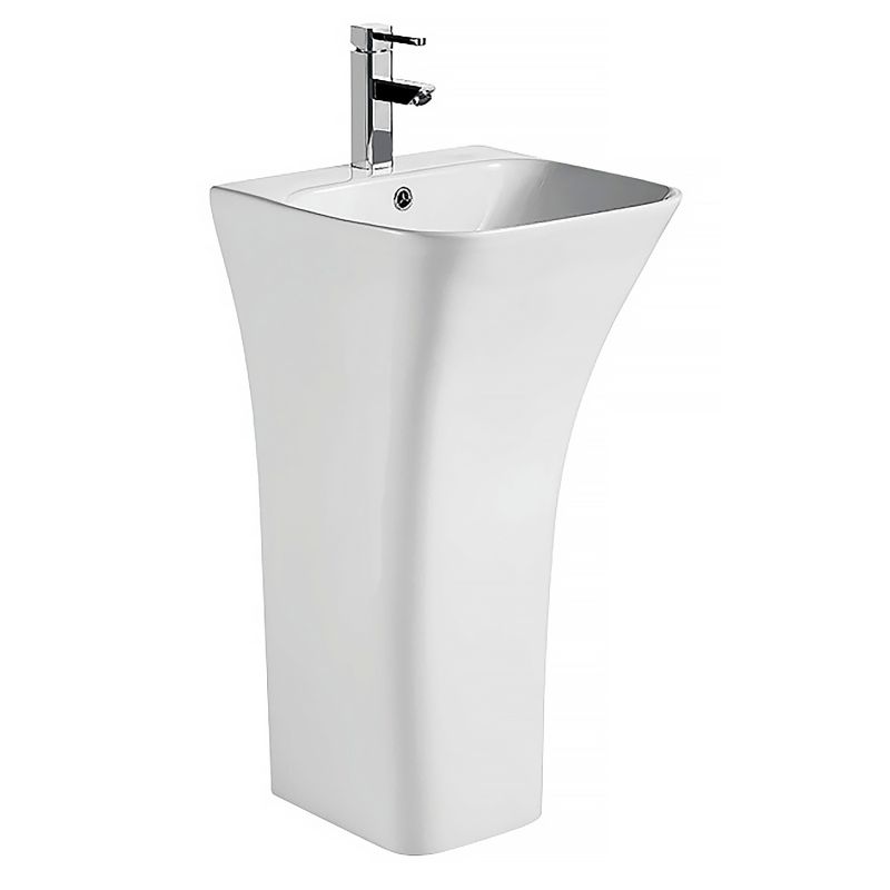 Раковина напольная AZARIO FRETTA SQUARE 450х435х835 отдельностоящая, прямоугольная AZ-315