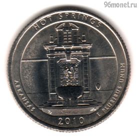 США 25 центов 2010 D