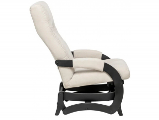 Кресло-маятник Leset Блисс Венге ткань Antonio ivory, 2