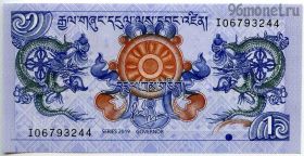 Бутан 1 нгултрум 2019