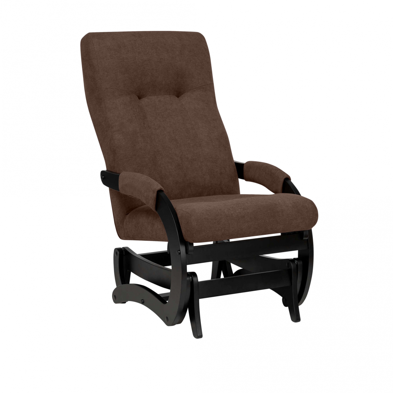 Кресло-маятник Leset Блисс Венге/ткань Antonio Chocolate