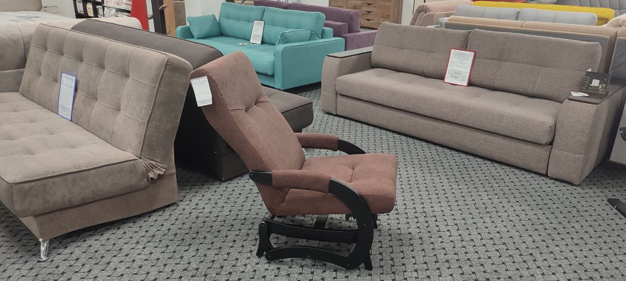 Кресло-маятник Leset Блисс Венге/ткань Antonio Chocolate, 11