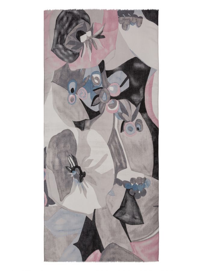 Палантин женский хл+мод 85х180 LG19-482-19 LABBRA