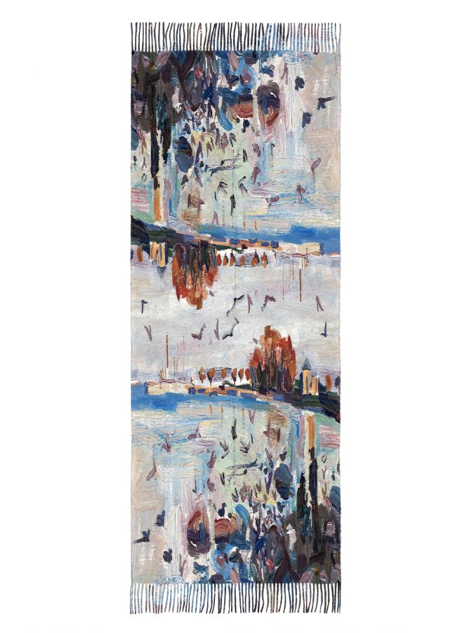 Палантин женский виск+шерсть 70х180 LG33-660-19 LABBRA