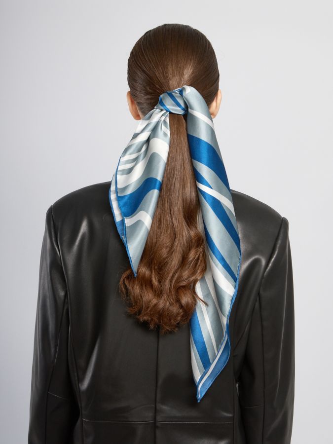 Платок женский шелк 67х67 SS03-8355-11 ELEGANZZA