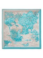 Платок женский шелк 90х90 E04-8451-26 ELEGANZZA