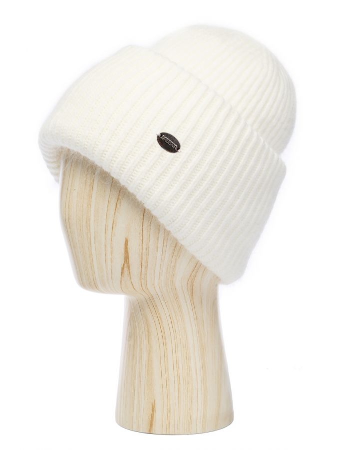 Шапка женская анг+нейл LB-N88057 white LABBRA