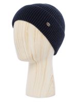 Шапка мужская каш+шерсть+виск LB-N88125 d.blue LABBRA