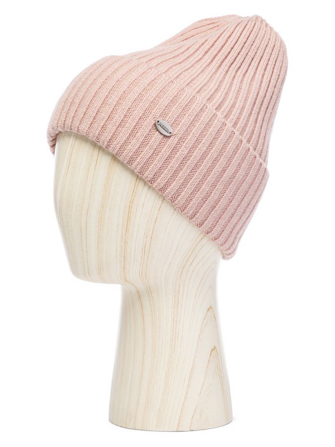 Шапка женская шерсть+акр LB-A53054 dirty pink LABBRA