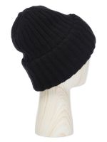 Шапка женская шерсть+акр LB-A53055 black LABBRA