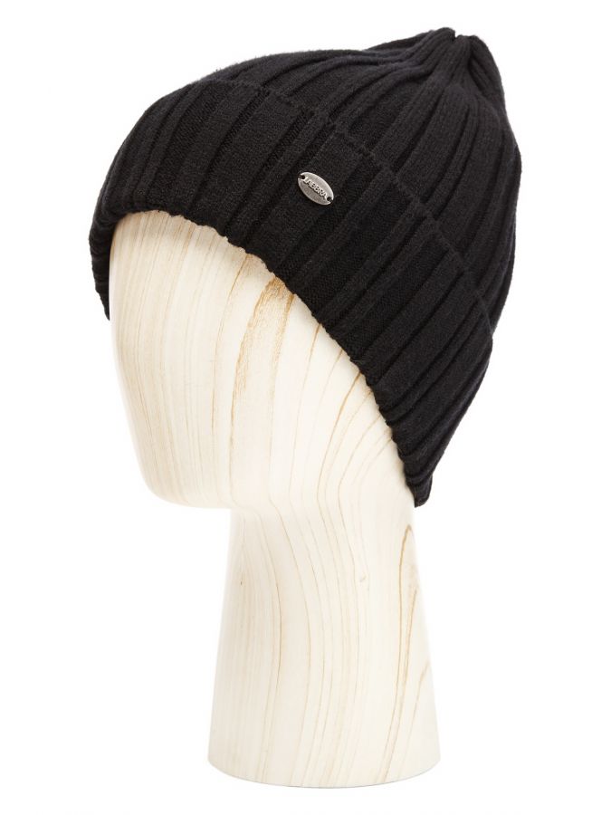 Шапка женская каш+шерсть+виск LB-N88043 black LABBRA