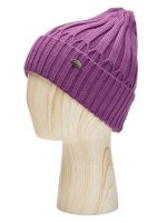Шапка женская шерсть+акр LB-BR55043 violet LABBRA