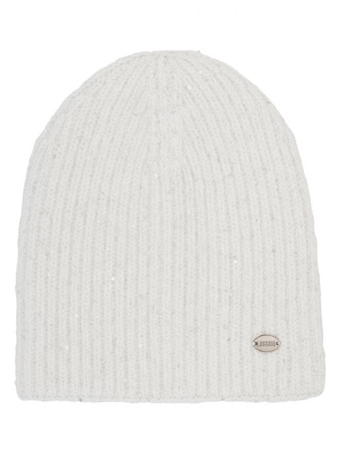 Шапка женская анг+нейл+люр LB-N88064 white LABBRA