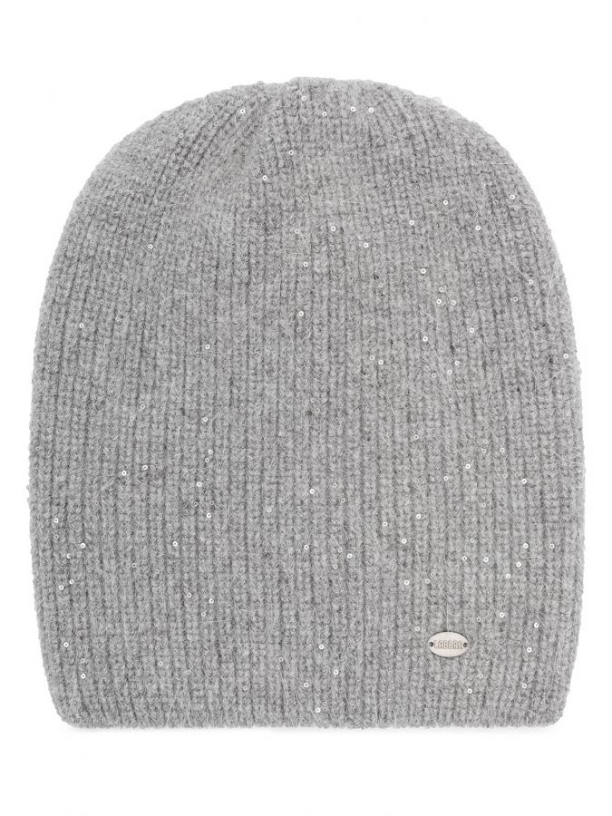 Шапка женская анг+нейл+люр LB-N88065 grey LABBRA