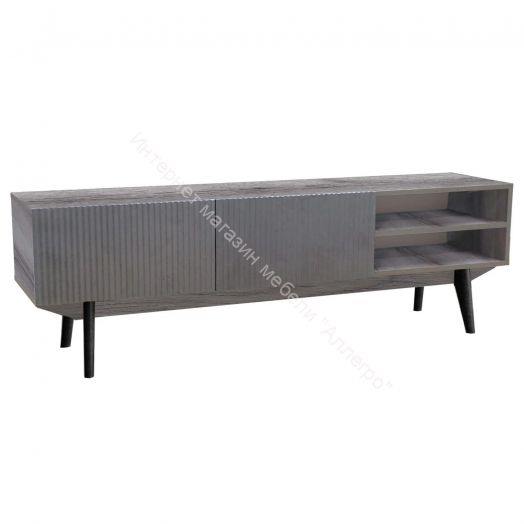 Фант 1 тумба под ТВ МДФ (Фант) Дуб делано/Лофт сильвер пэлас