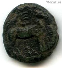 Карфаген AE мелкая бронза 400-350 до н.э.