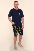 806 Костюм мужской Бананы [чернильный]