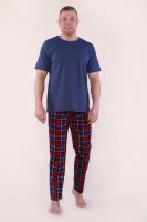 812 Комплект домашней одежды [синий+красный]