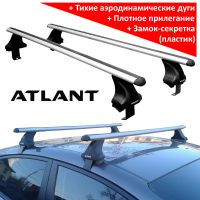 Багажник на крышу Ford Mondeo mk5, Атлант, аэродинамические дуги