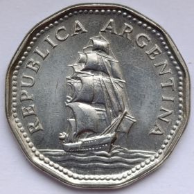 Фрегат 5 песо Аргентина 1961