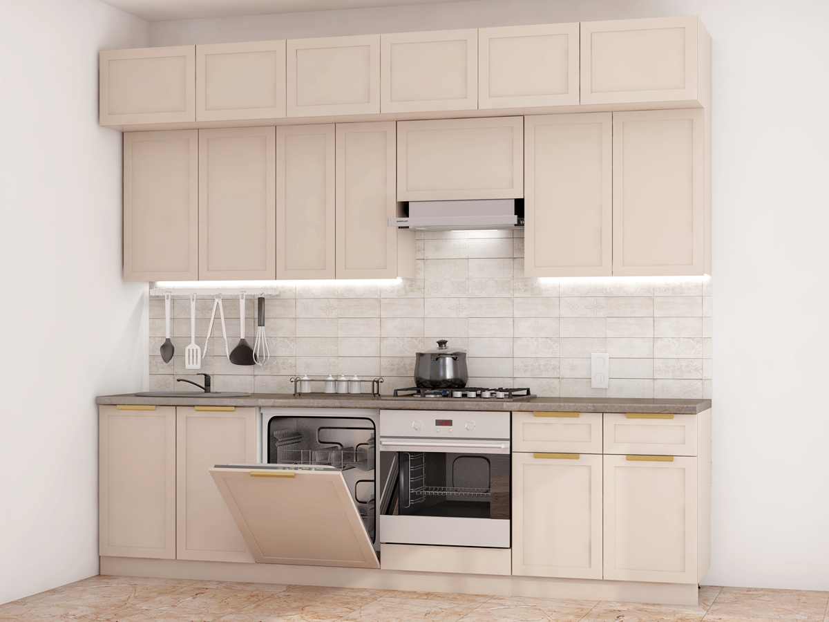 Модульная кухня "Милан-3" (длина 2,8 метра)