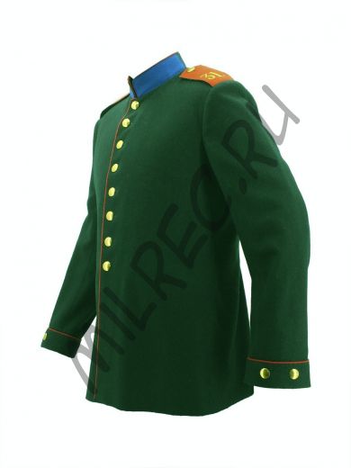 Однобортный мундир нижних чинов армейских пеших войск образца 1874 года, реплика (под заказ)
