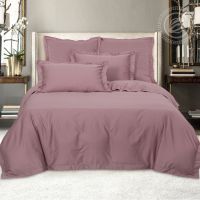 «Пыльная роза» (Мако - сатин) постельное белье  2-х спальный с евро