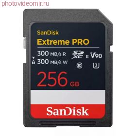 Карта памяти SanDisk Extreme Pro SDXC UHS-II V90 U3 300/300 MB/s 256GB SDSDXDM-256G-GN4IN