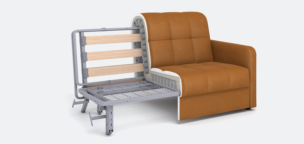 Диван прямой Аруба Аккордеон, вид 7